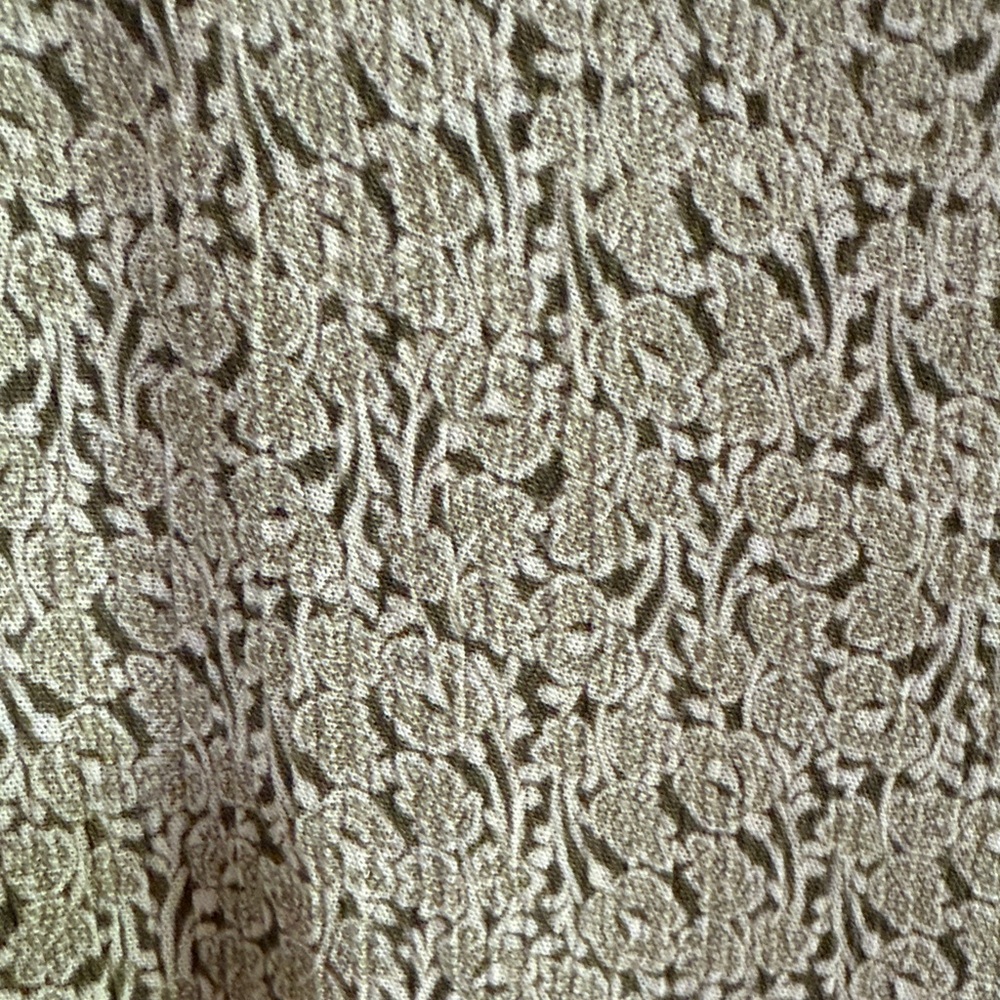 Green pattern Long Sleeve Dress - Picture 4 of 7